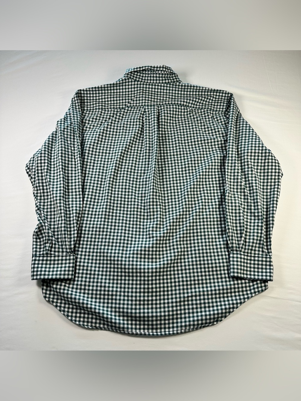 Vineyard Vines Tucker Shirt Mens L Green Gingham Classic Fit Cotton Button Down - Picture 2 of 13